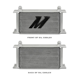 Mishimoto 19-Row Oil Cooler Non-Thermostatic (UNIVERSAL) - Silver