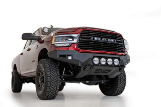 Addictive Desert Designs Bomber Front Bumper Rigid 6" Lights (FRONT): Fits RAM 2500/3500 2019-2026