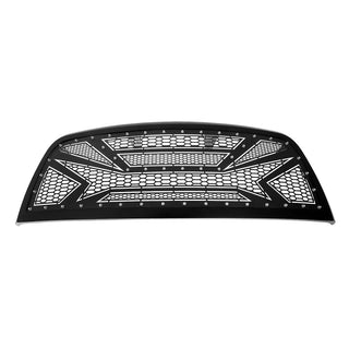APS Black Stainless Upper Package Grille (Version 1): Dodge Ram 2500 & 3500 2010 - 2013