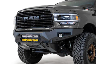 Addictive Desert Designs Bomber Front Bumper 20" Light Bars (FRONT): Fits RAM 2500/3500 2019-2026