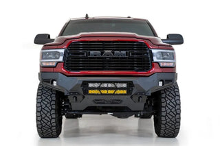 Addictive Desert Designs Bomber Front Bumper 20" Light Bars (FRONT): Fits RAM 2500/3500 2019-2026