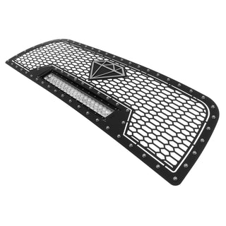 APS Stainless Upper Sheet Grille w/ LED's: Ram 2500 & 3500 2013 - 2018
