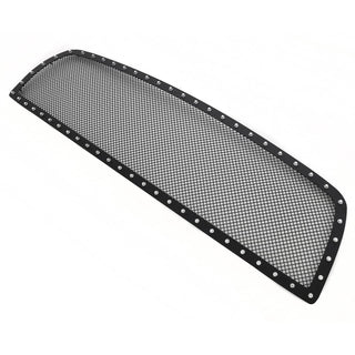 APS Black Stainless Upper Rivet Grille: Dodge	Ram 1500 2009 - 2012 (GR04LEA69H)