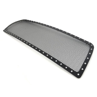 APS Black Stainless Upper Rivet Grille: Dodge	Ram 2010 - 2012 (2500 & 3500)