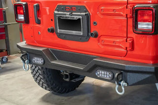 DV8 Offroad Spare Tire Delete Kit: Jeep Wrangler 2018-2021