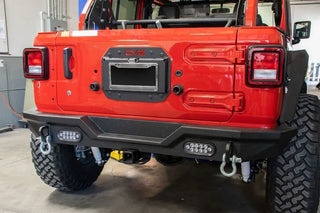 DV8 Offroad Spare Tire Delete Kit: Jeep Wrangler 2018-2021