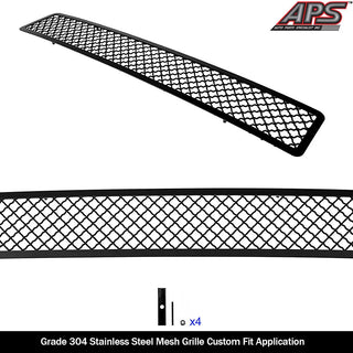 APS Black Stainless Lower Mesh Grille (w/OUT Front Sensor): Ram 2500 & 3500 2019 - 2024