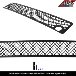 APS Black Stainless Lower Mesh Grille (WITH Front Sensor): Ram 2500 & 3500 2019 - 2024