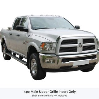 APS Black Stainless Upper Billet Grille (Version 2): Ram	2500 & 3500 2013 - 2018