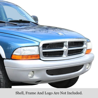 APS Black Stainless Lower Billet Grille: Dodge	Dakota & Durango 1997 - 2004
