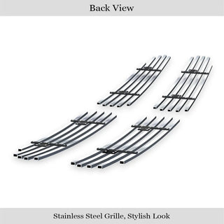 APS Polished Stainless Upper Billet Grille: Dodge Dakota & Durango 1997 - 2004