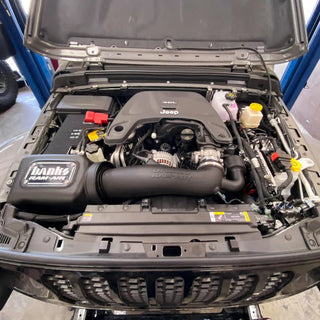 Banks Ram-Air Cold Air Intake Oiled Filter (F&R): Jeep Wrangler JL / Gladiator JT 2018-26 3.6L
