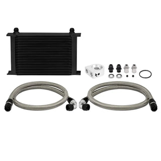 Mishimoto 10 Row Oil Cooler Non-Thermostatic: UNIVERSAL Silver
