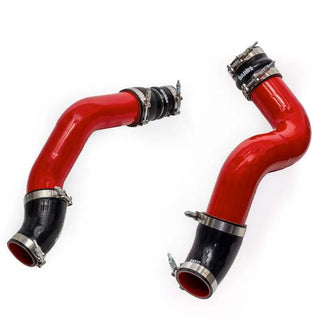 Banks Power Boost Tube Kit 3.5in (F&R): RAM 2500/3500 2019-2026 6.7L Cummins Red