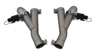 QTP Aggressor Cutout Pipes: Jeep Grand Cherokee SRT Trackhawk 2012-2022 / Dodge Durango SRT