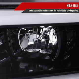 Spec D Projector Halo Headlights (Black): Ram 2500 & 3500 2019 - 2024