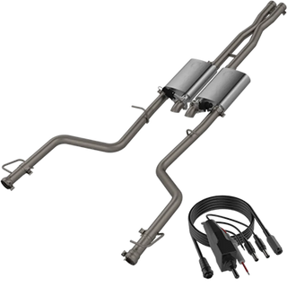 QTP Screamer Cat Back: Dodge Challenger (15-23) (430015)