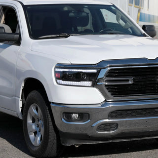 Spec D Projector Halo Headlights (Black w/ Sequential Turn Signal): Ram 1500 2019 - 2024