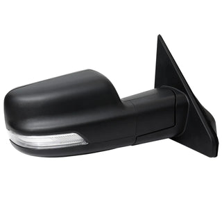 Spec D Passenger Mirror w/ Turn & Puddle Light (PASS): Ram 1500 (19-24) - Black