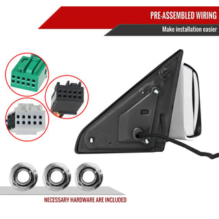 Spec D Passenger Mirror w/ Turn Signal & Puddle Light (AUTO-FOLD): Ram 2500 / 3500 (19-24)