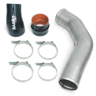 Banks Power Boost Tube Upgrade Kit 3.5in Raw Left Cold Side (FRONT): 13-18 RAM 2500/3500 6.7L Cummins