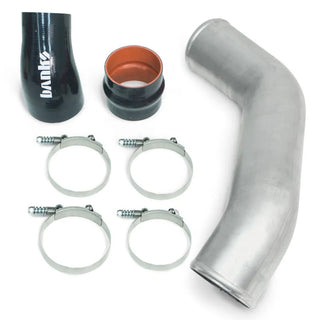 Banks Power Boost Tube Upgrade Kit 3.5in Raw Left Cold Side (FRONT): 13-18 RAM 2500/3500 6.7L Cummins
