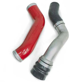 Banks Power Boost Tube Upgrade Kit 3.5in Raw Left Cold Side (FRONT): 13-18 RAM 2500/3500 6.7L Cummins