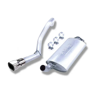 Borla Touring Cat-Back Exhaust (REAR): Jeep Wrangler TJ 2000-2006 2.5L/4.0L