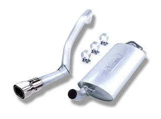 Borla Touring Cat-Back Exhaust (REAR): Jeep Wrangler TJ 2000-2006 2.5L/4.0L