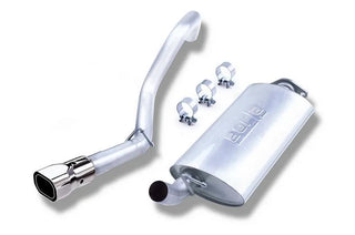 Borla Touring Cat-Back Exhaust (REAR): Jeep Wrangler TJ 2000-2006 2.5L/4.0L