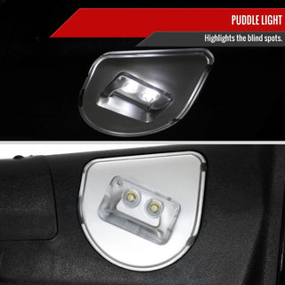 Spec D Passenger Mirror w/ Turn & Puddle Light (PASSENGER): Ram 2500 / 3500 (19-26) - Black