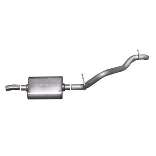 Gibson Single Cat-Back Perf Exhaust SS (REAR): Jeep Wrangler TJ 1997-1999 4.0L / 2000-2002 2.5L Long Arm Lift