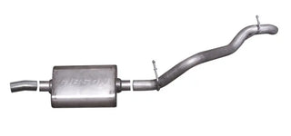 Gibson Single Cat-Back Perf Exhaust SS (REAR): Jeep Wrangler TJ 1997-1999 4.0L / 2000-2002 2.5L Long Arm Lift