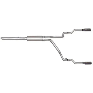 Gibson Stainless Steel Cat-Back Dual Split Exhaust: Dodge Dakota (05-10) / Ram Dakota 2011