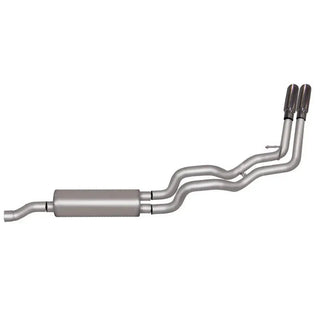 Gibson Dual Sport Cat-Back Perf Exhaust Stainless Round Tips (REAR): Dodge/RAM 1500 2009-18 5.7L/4.7L