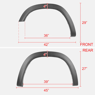 Spec D OEM Style Fender Flares: Ram 1500 2019 - 2024