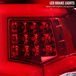 Spec D LED Tail Lights (Red w/ Sequential Turn Signal): Ram 2500 & 3500 2019 - 2024