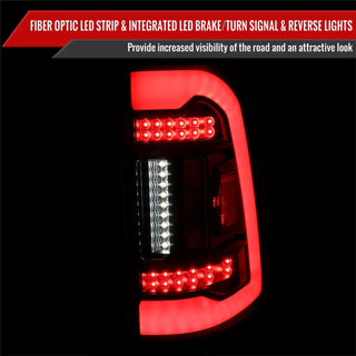 Spec D LED Tail Lights (Matte Black): Ram 1500 2019 - 2024