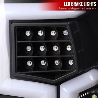 Spec D LED Tail Lights (Matte Black w/ Sequential Turn Signal): Ram 2500 & 3500 2019 - 2024