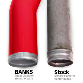Banks Boost Tube Upgrade Kit Cold Side (3.5in) (DRIVER): Dodge Ram 2500/3500 6.7L Cummins 2007-2009