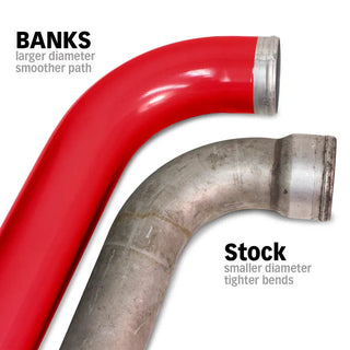Banks Boost Tube Upgrade Kit Cold Side (3.5in) (DRIVER): Dodge Ram 2500/3500 6.7L Cummins 2007-2009