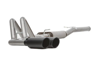 Gibson Black Elite Dual Sport Cat-Back Exhaust: Dodge Dakota (2005-2010) / Ram Dakota (2011)
