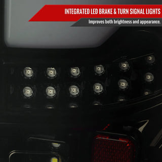 Spec D LED Tail Lights (Dark Smoke): Ram 1500 2019 - 2024