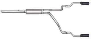 Gibson Black Elite Cat-Back Dual Split Exhaust: Dodge Dakota (05-10) / Ram Dakota 2011