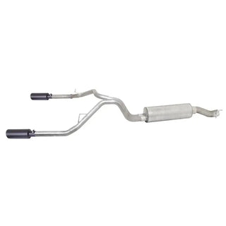 Gibson Black Elite Dual Split Cat-Back Perf Exhaust (REAR): RAM 2500/3500 2014-2024 6.4L 392 HEMI