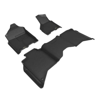 3D MAXpider Kagu All-Weather Floor Liners (F&R): Fits RAM 2500 Crew Cab Bucket 2019-2026