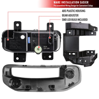 Spec D LED Fog Lights (Smoke): Ram 1500 2019 - 2024