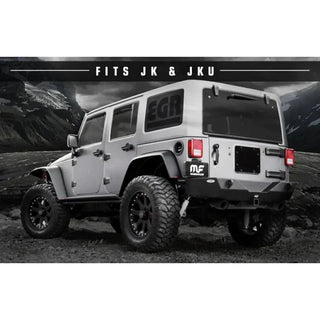Magnaflow Street Series Axle-Back Perf Exhaust Dual Split Exit Black Tips (REAR): Jeep Wrangler JK 2007-2018 3.6L/3.8L