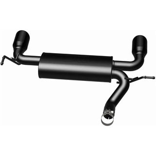 Magnaflow Street Series Axle-Back Perf Exhaust Dual Split Exit Black Tips (REAR): Jeep Wrangler JK 2007-2018 3.6L/3.8L