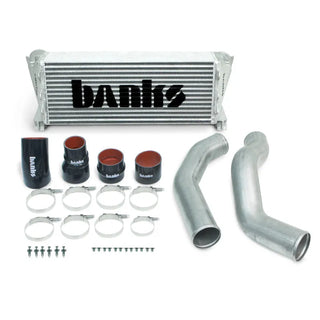 Banks Power Intercooler Upgrade Kit Raw (F&R): 13-18 RAM 2500/3500 6.7L Cummins